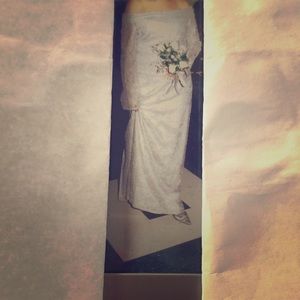 Gray/Silver Long dress formal